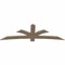 Ekena Millwork Davenport Smooth Timber Gable Bracket, Douglas Fir, 84"W x 28"H x 1 1/2"D x 5 1/2"F, 8/12 Pitch GBW084X28X0206DAV00SDF - alternate 2